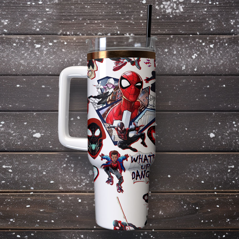 Spiderman Superhero Movies Custom Stanley Cup 40 oz 30 oz Tumbler With Handle