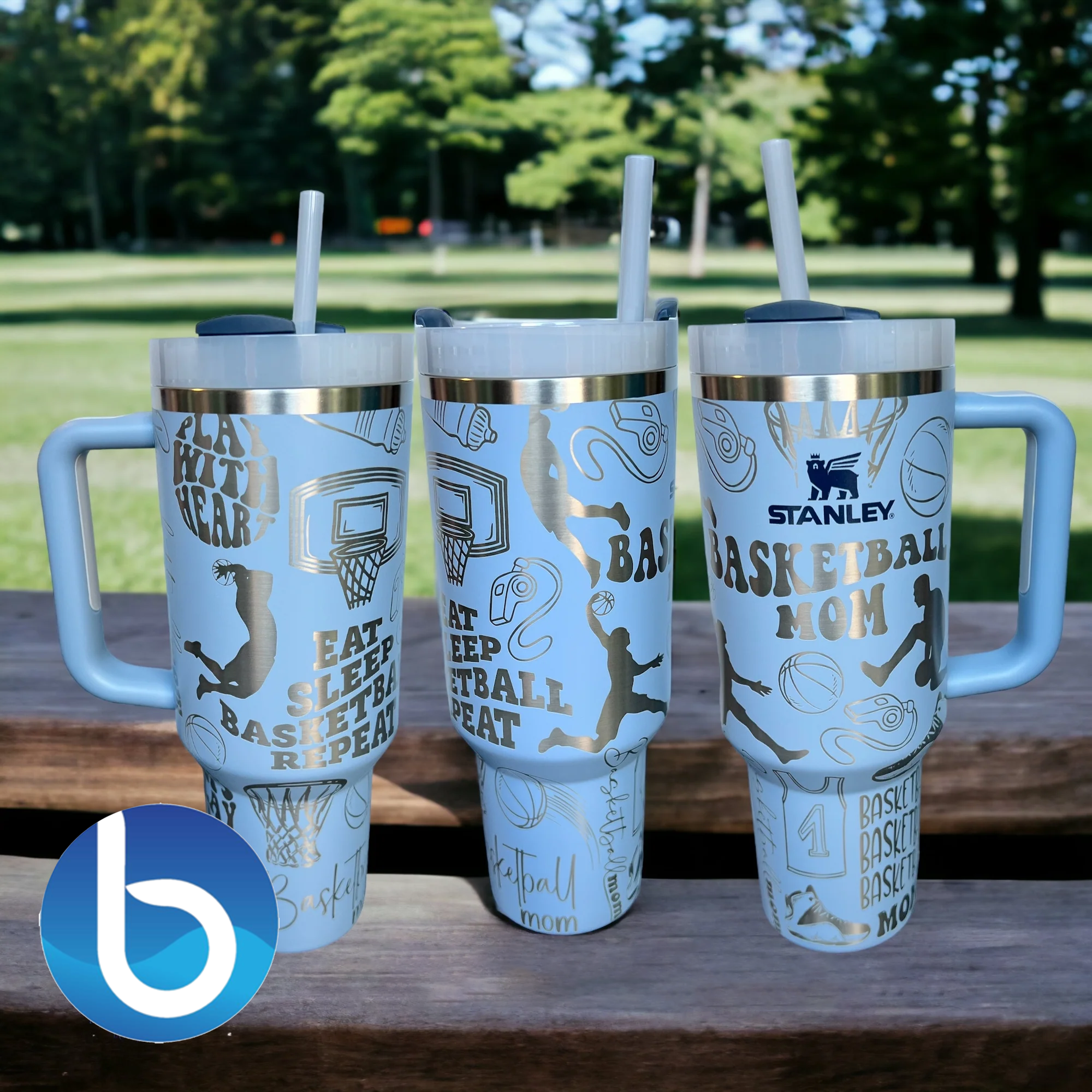 Sport Mom Custom Stanley Cup 40 oz 30 oz Tumbler With Handle