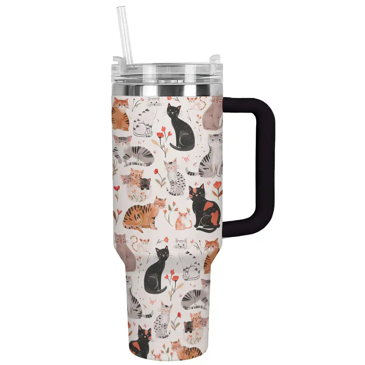 Spring Cats Custom Stanley Cup 40 oz 30 oz Tumbler With Handle