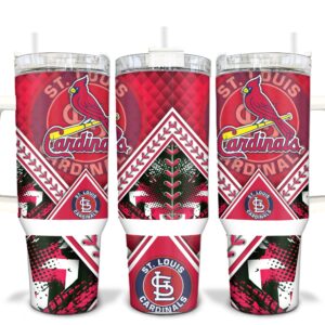 St. Louis Cardinals MLB Custom Stanley Cup 40 oz 30 oz Tumbler With Handle