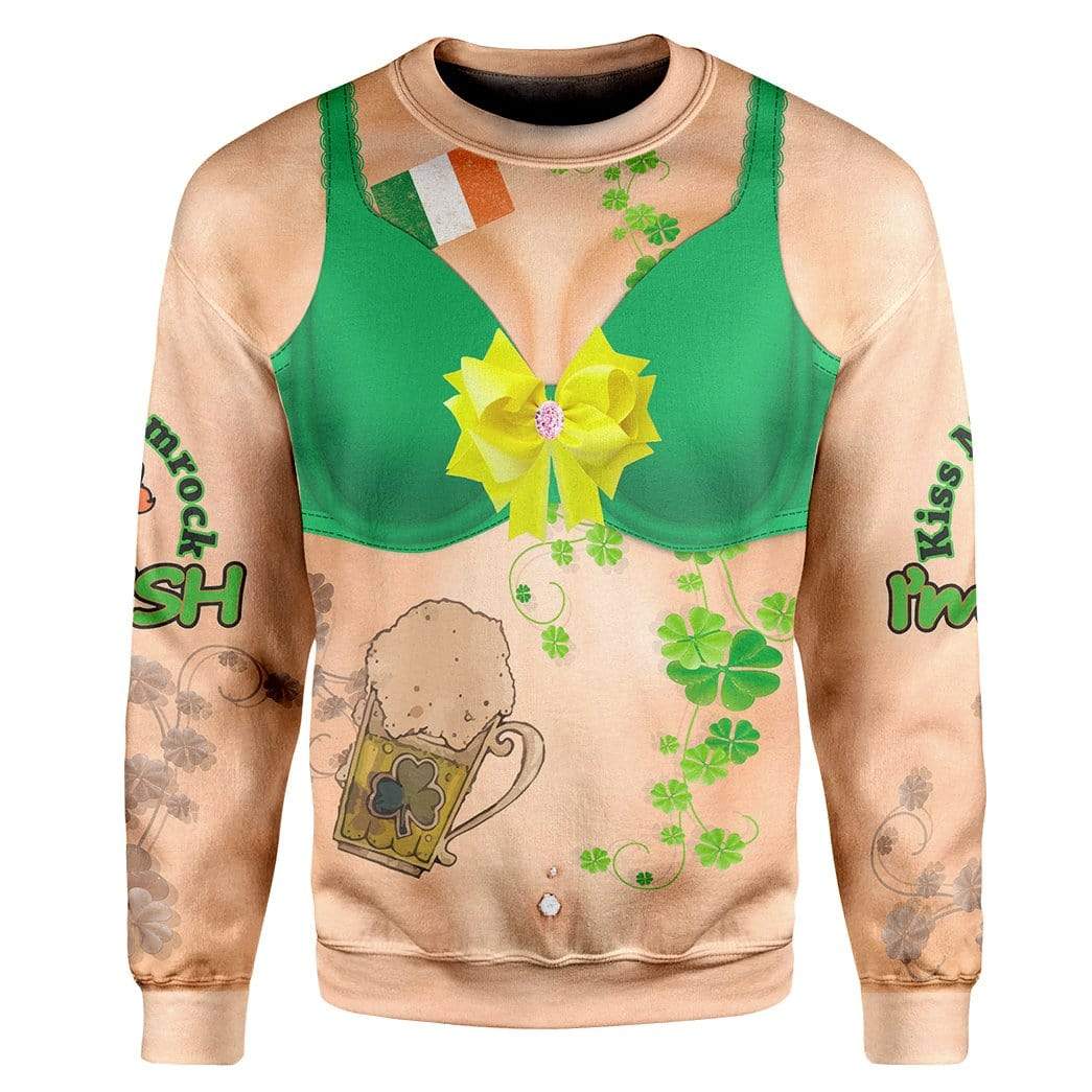 St. Patrick's Day Women Funny Ugly Costume Hoodie Sweatshirt T-Shirt Sweatpants Tracksuit - Stormmerch Exclusive