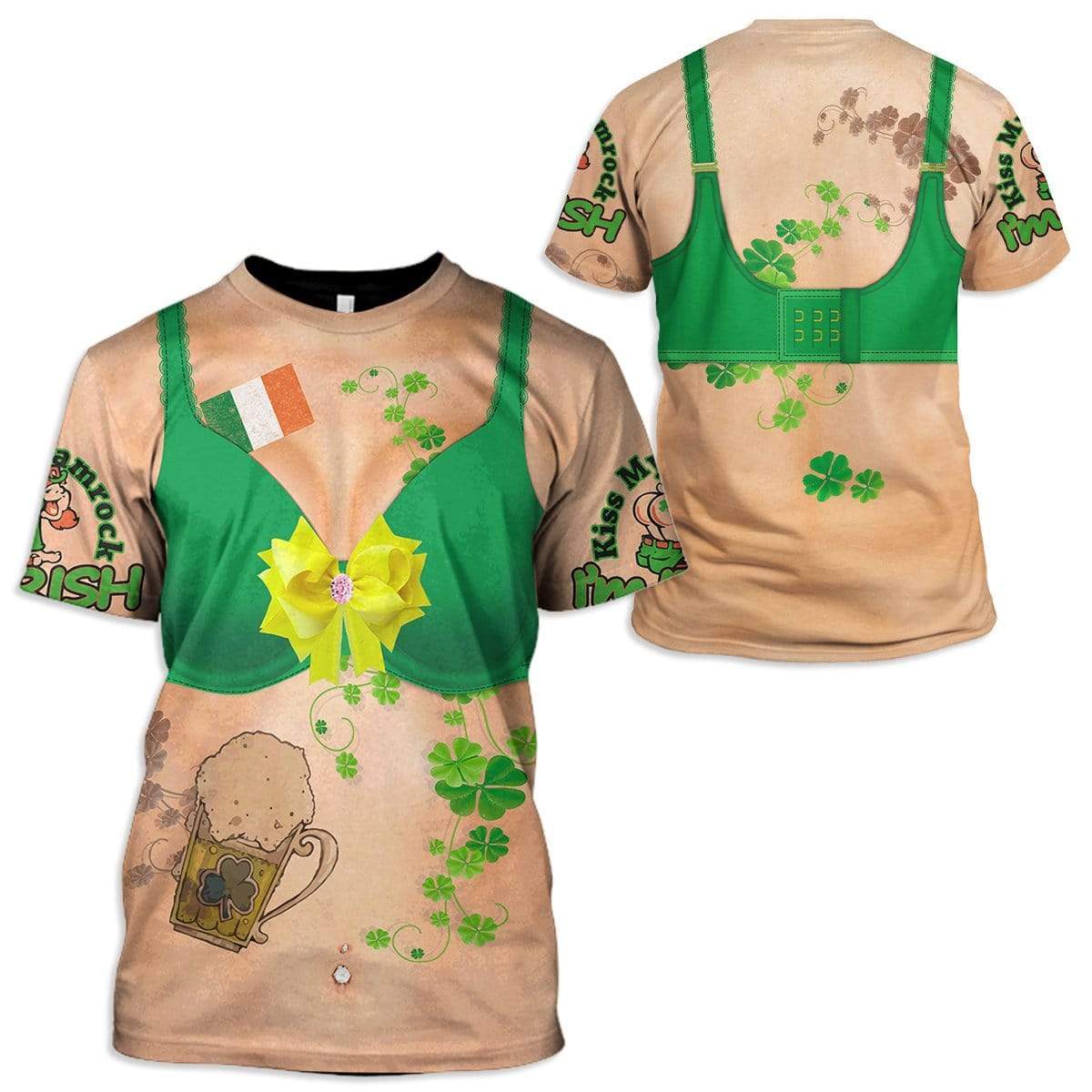 St. Patrick's Day Women Funny Ugly Costume Hoodie Sweatshirt T-Shirt Sweatpants Tracksuit - Stormmerch Exclusive