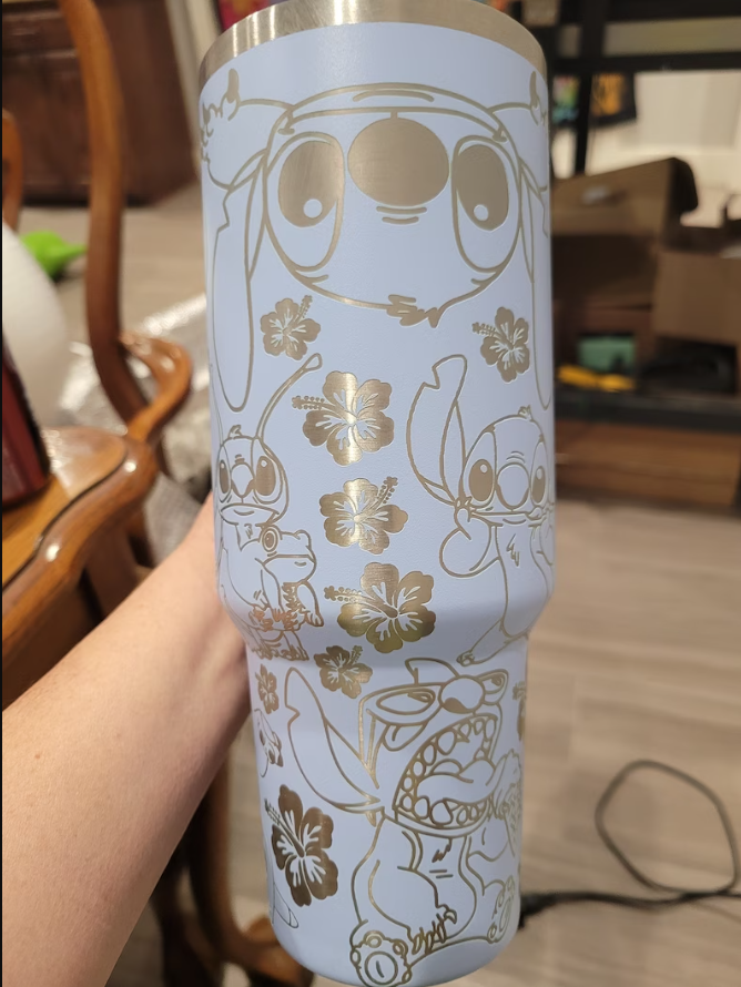 Stitch Cartoon Custom Stanley Cup 40 oz 30 oz Tumbler With Handle