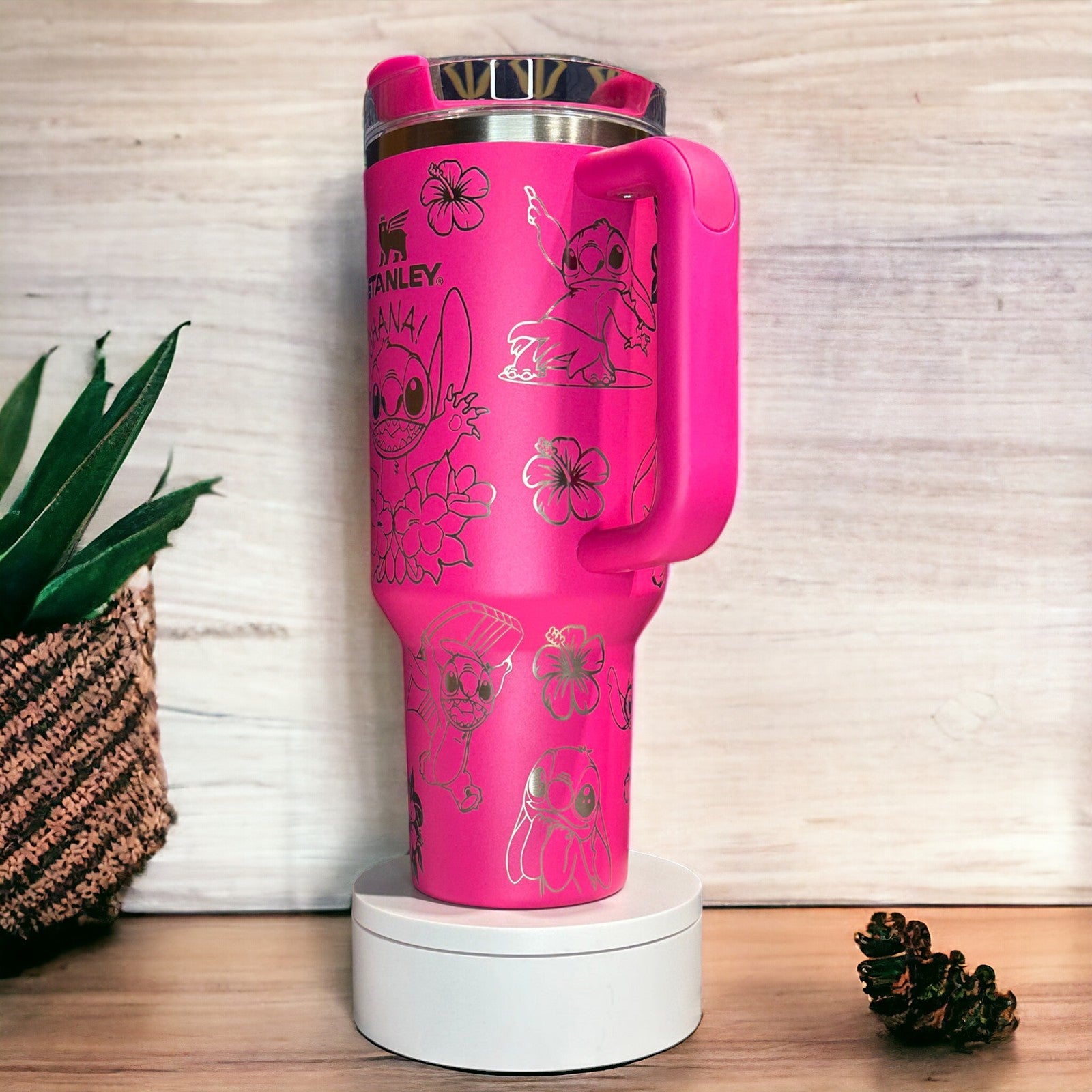 Stitch Cartoon Custom Stanley Cup 40 oz 30 oz Tumbler With Handle
