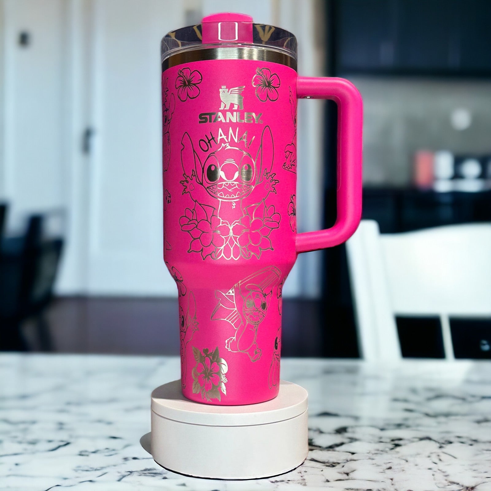 Stitch Cartoon Custom Stanley Cup 40 oz 30 oz Tumbler With Handle