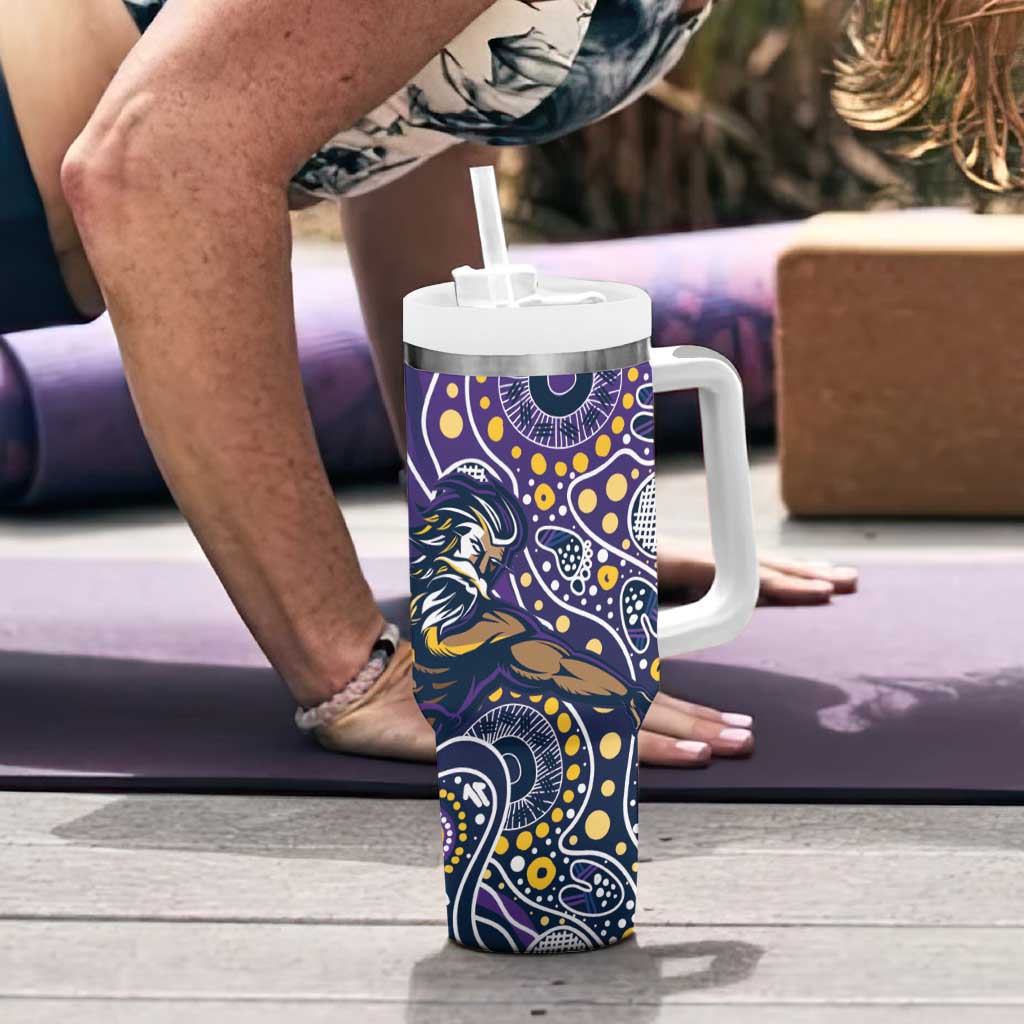 Storm Rugby Aboriginal 2024 GO Storms Custom Stanley Cup 40 oz 30 oz Tumbler With Handle