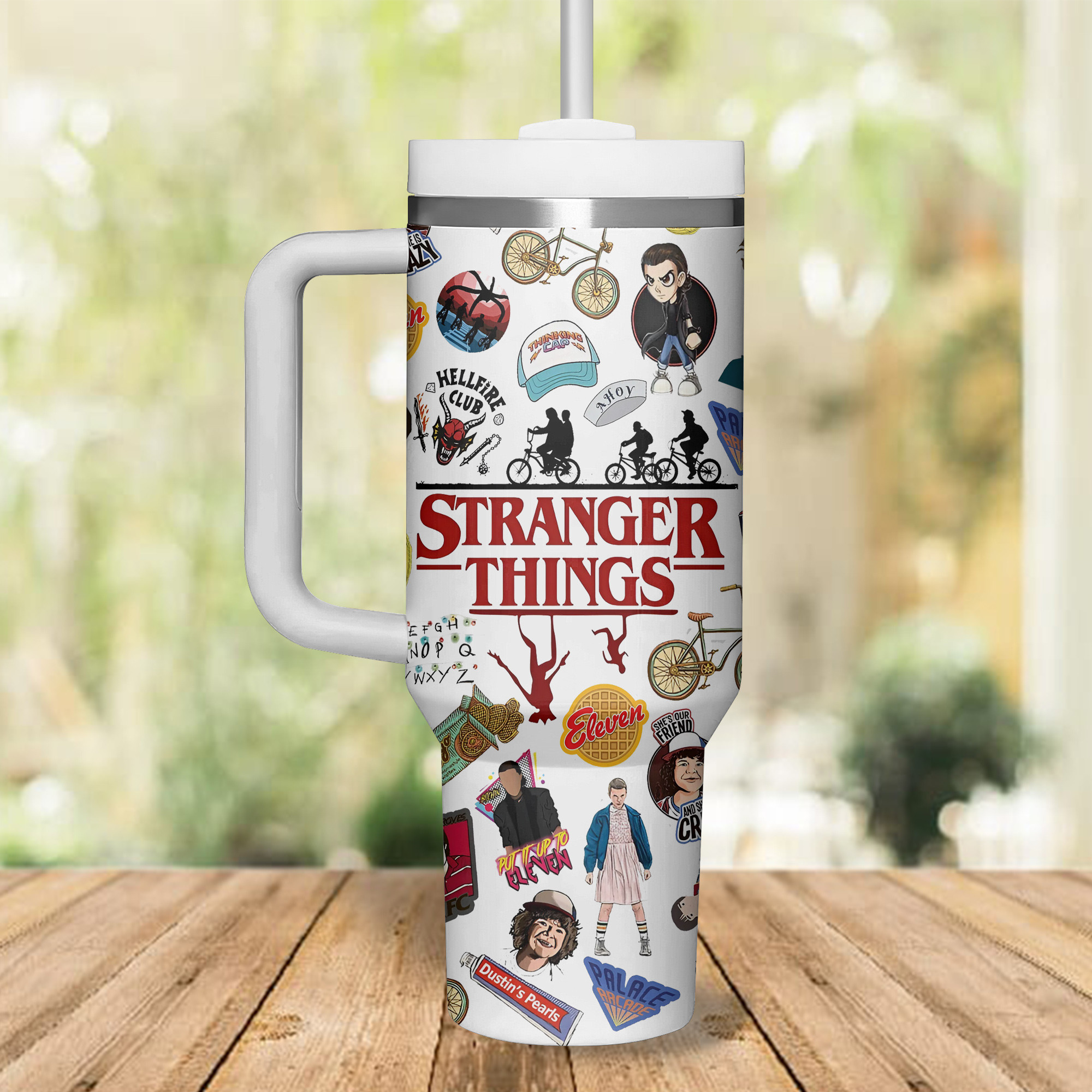 Stranger Things Movies Custom Stanley Cup 40 oz 30 oz Tumbler With Handle