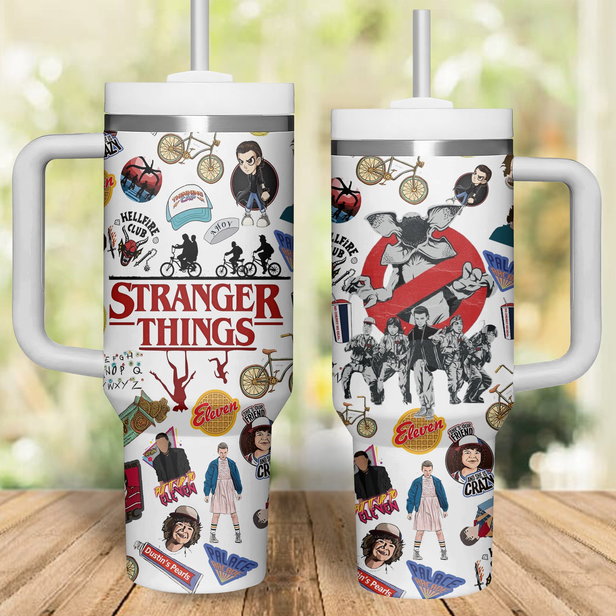 Stranger Things Movies Custom Stanley Cup 40 oz 30 oz Tumbler With Handle