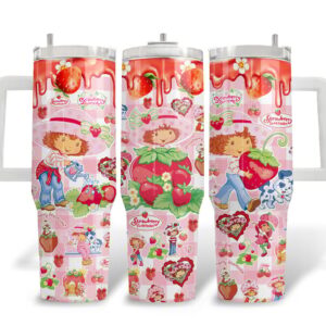Strawberry Shortcake Music Custom Stanley Cup 40 oz 30 oz Tumbler With Handle