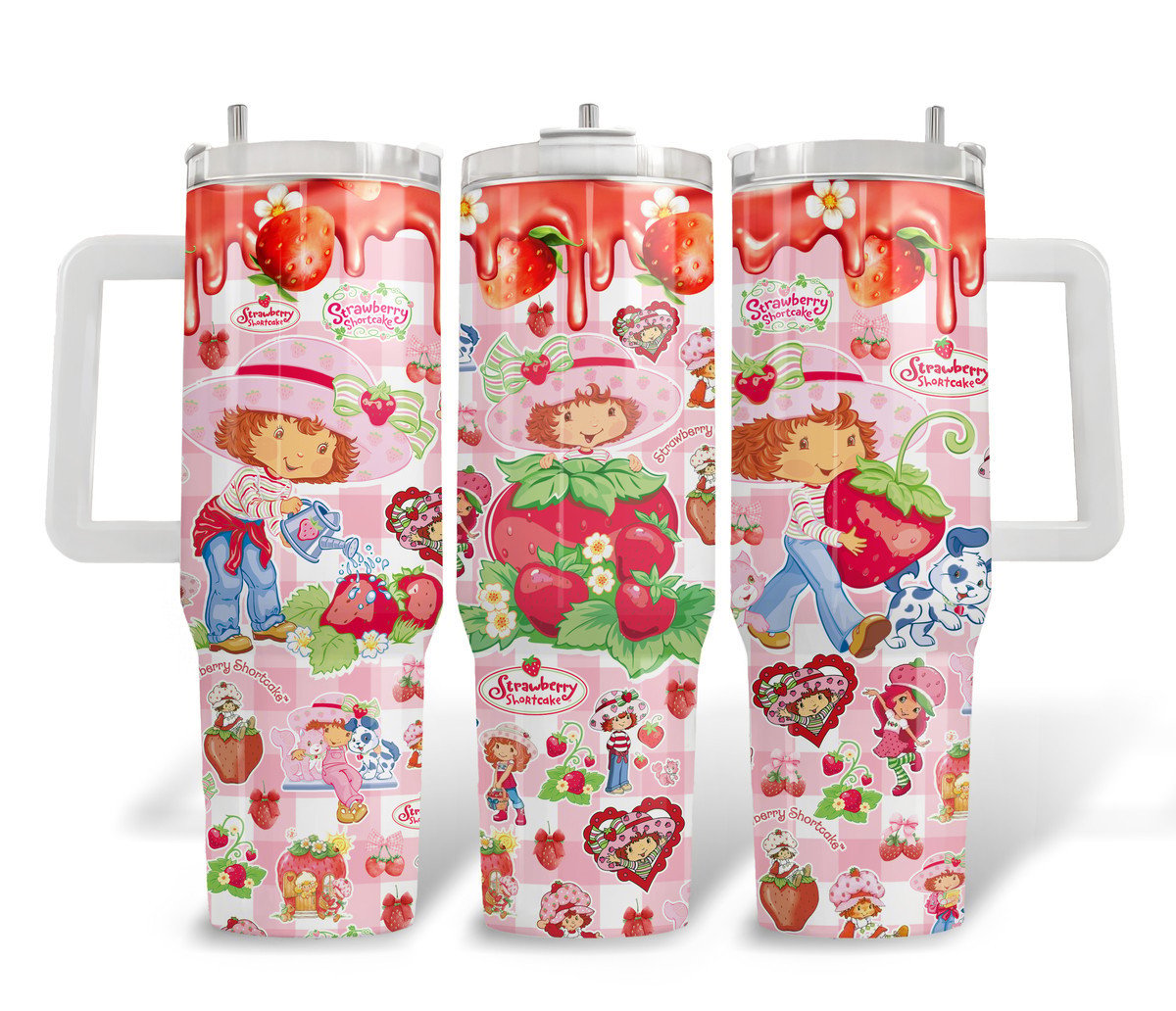 Strawberry Shortcake Music Custom Stanley Cup 40 oz 30 oz Tumbler With Handle
