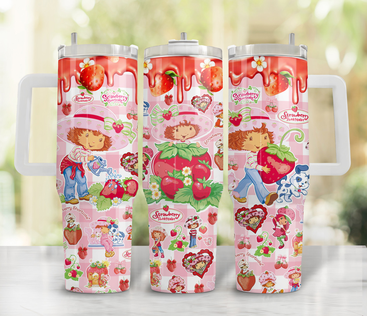 Strawberry Shortcake Music Custom Stanley Cup 40 oz 30 oz Tumbler With Handle