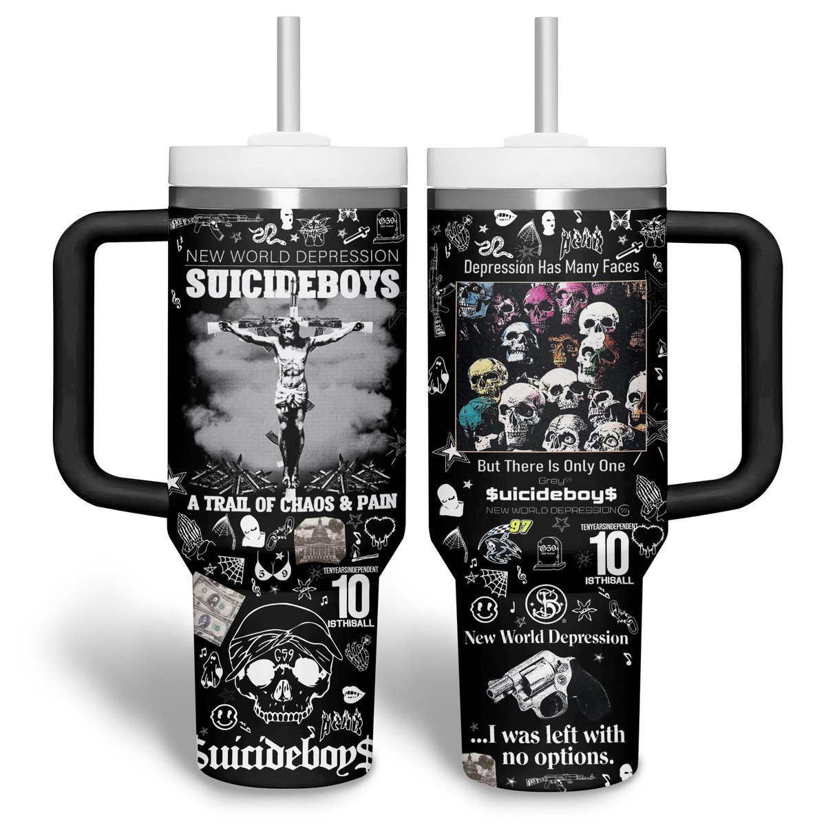 Suicideboys Music Custom Stanley Cup 40 oz 30 oz Tumbler With Handle