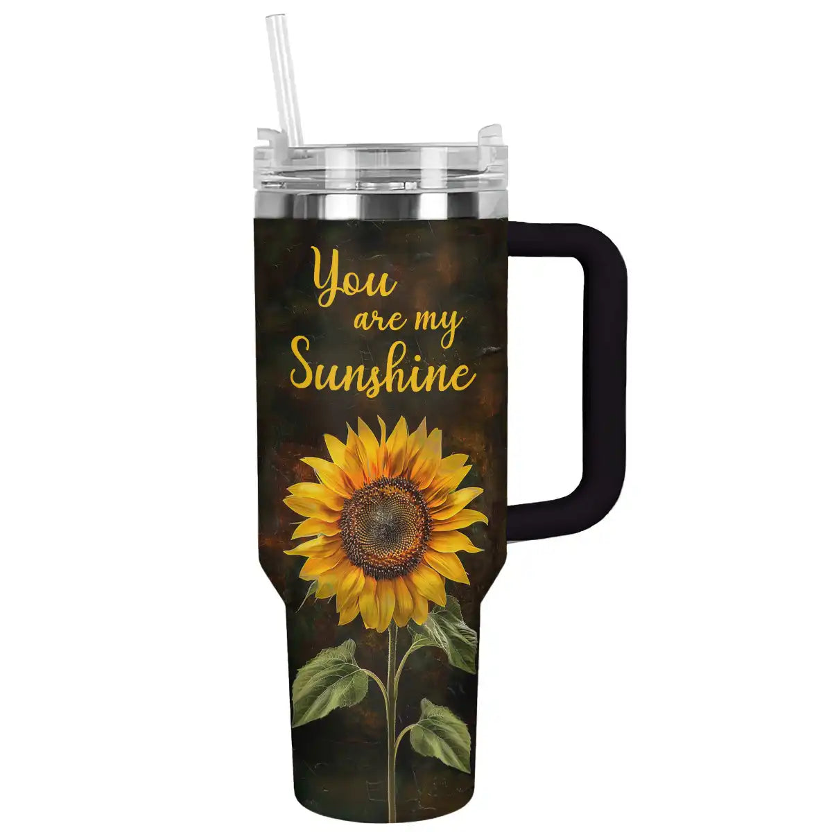 Sunflower Custom Stanley Cup 40 oz 30 oz Tumbler With Handle