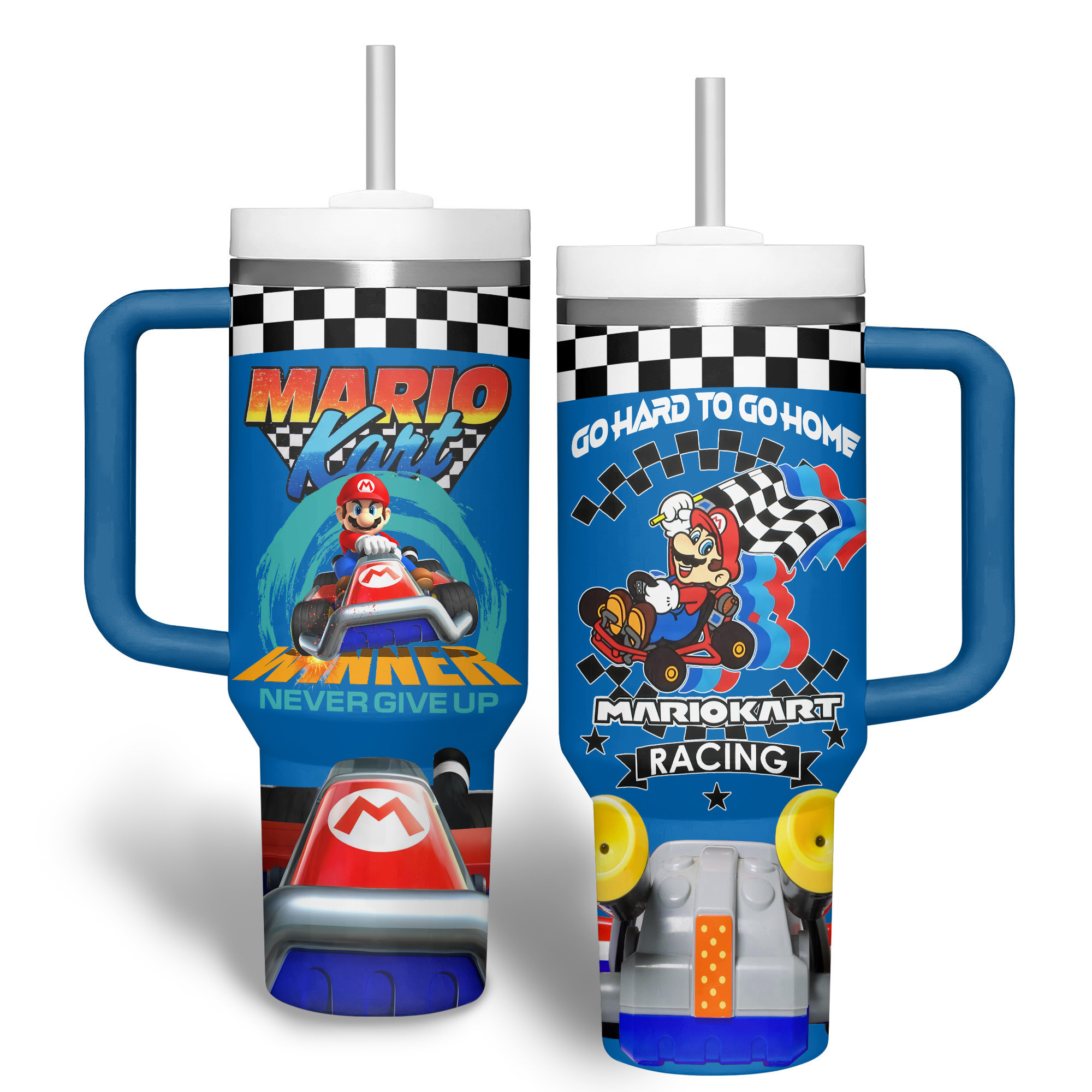 Super Mario Games Custom Stanley Cup 40 oz 30 oz Tumbler With Handle