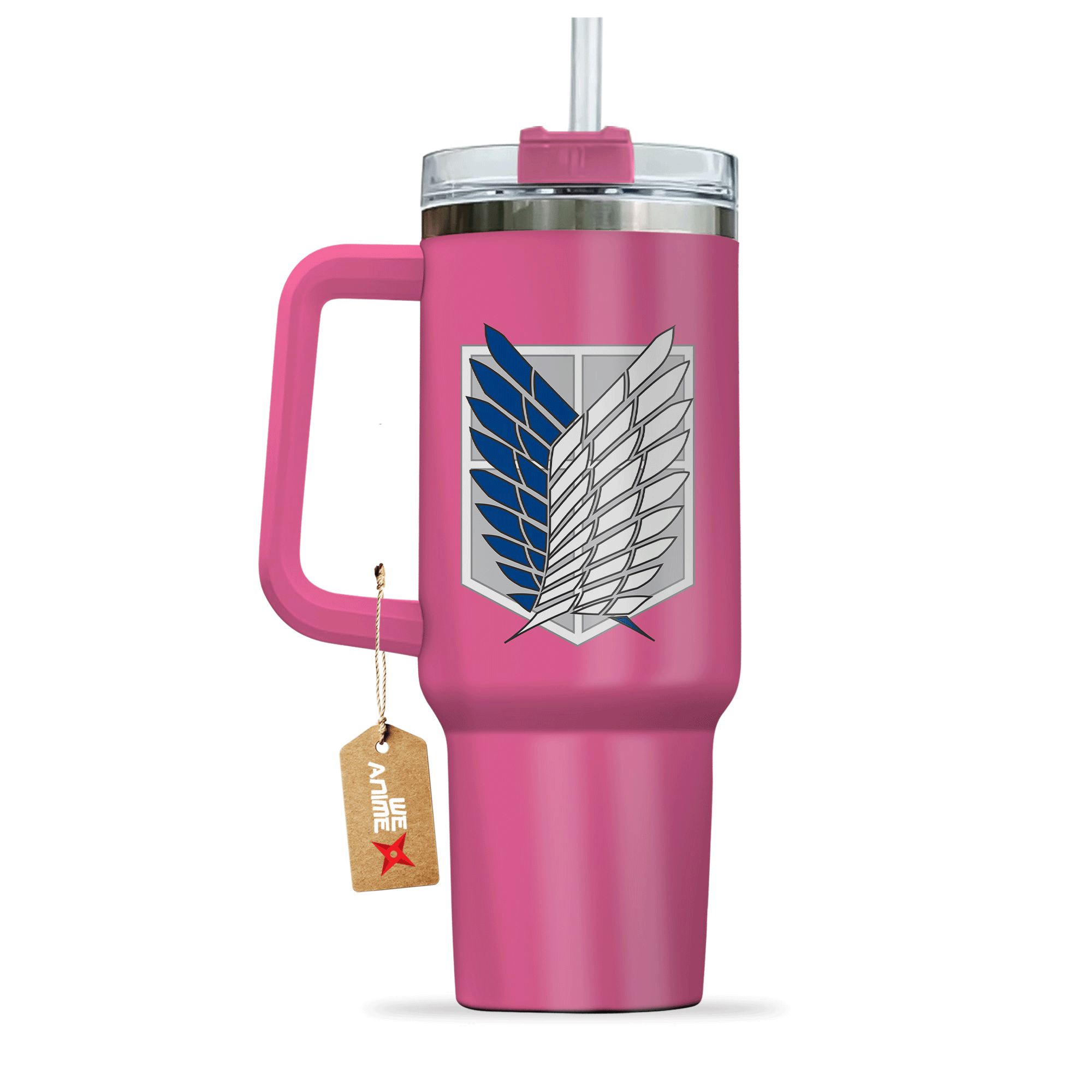 Survey Corps Attack on Titan Anime Custom Stanley Cup 40 oz 30 oz Tumbler With Handle