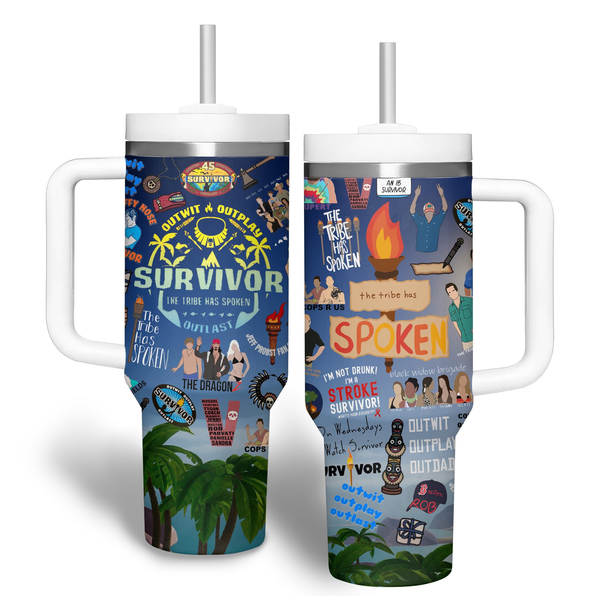 Survivors TV Series Custom Stanley Cup 40 oz 30 oz Tumbler With Handle