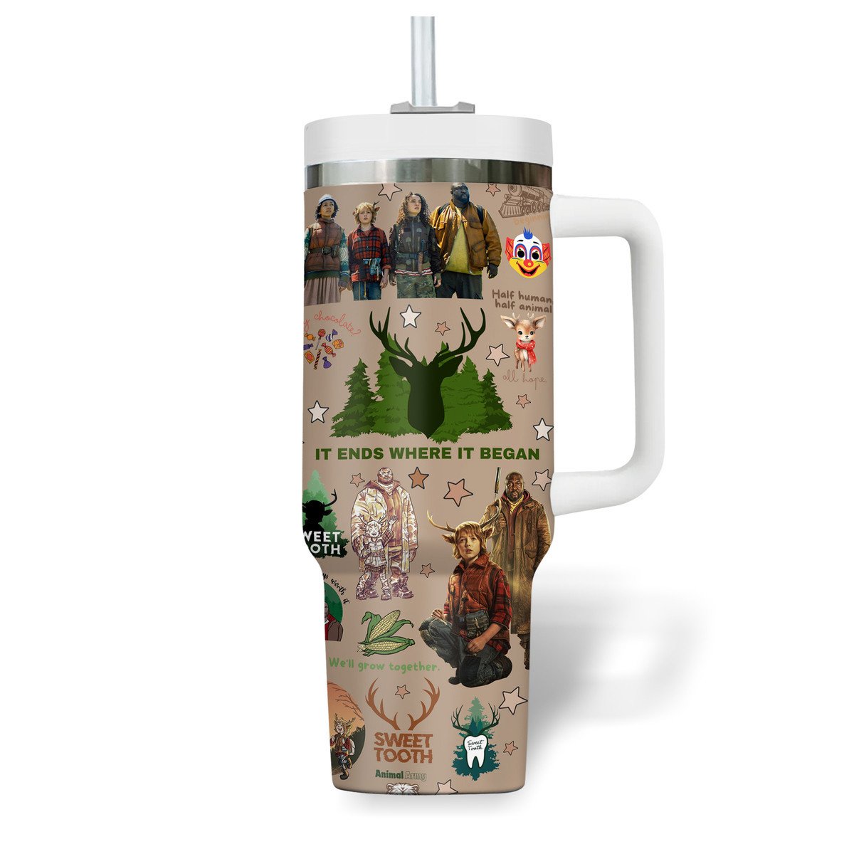 Sweet Tooth Movies Custom Stanley Cup 40 oz 30 oz Tumbler With Handle