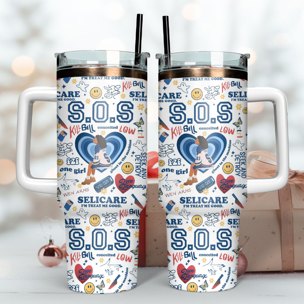 SZA Kill Bill Music Custom Stanley Cup 40 oz 30 oz Tumbler With Handle