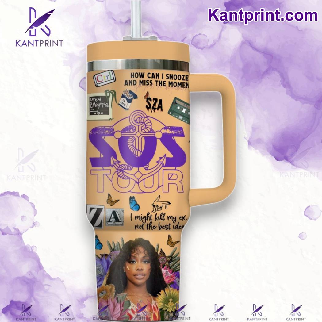 Sza Sos Music Custom Stanley Cup 40 oz 30 oz Tumbler With Handle