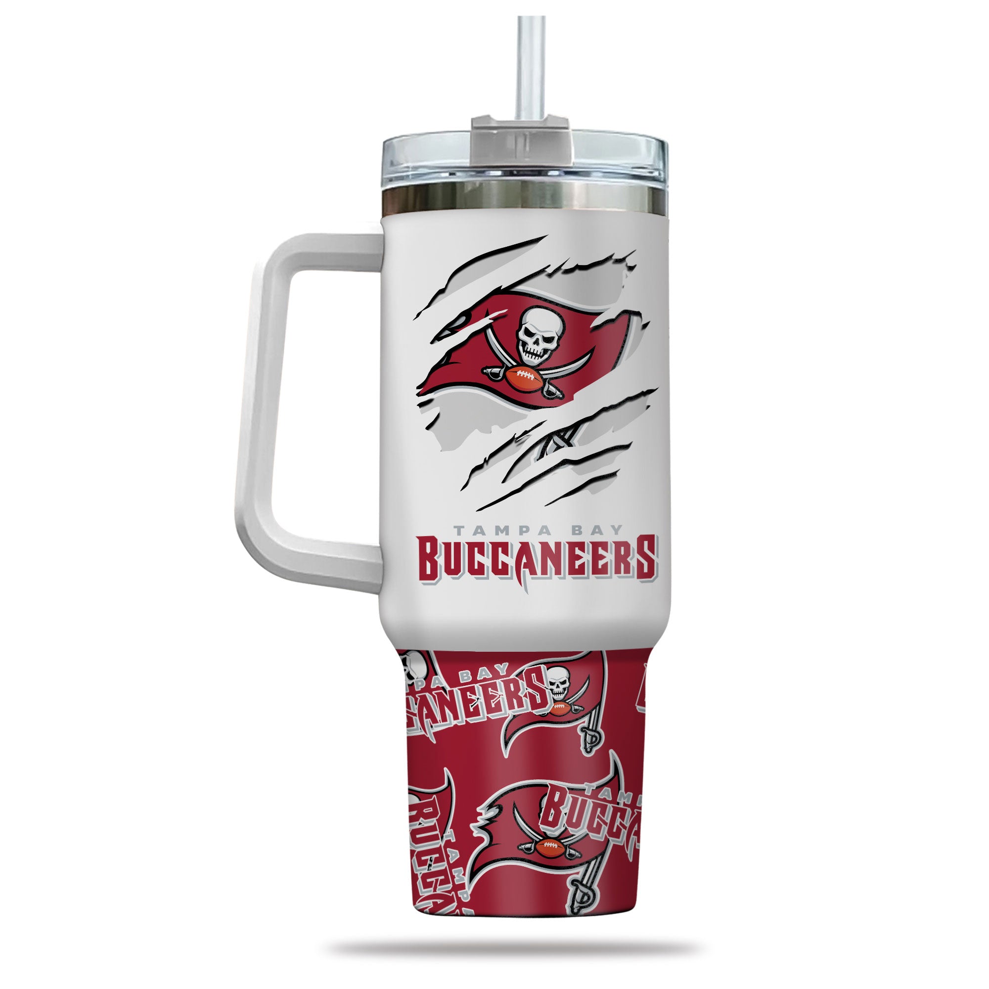 Tampa Bay Buccaneers NFL Custom Stanley Cup 40 oz 30 oz Tumbler With Handle