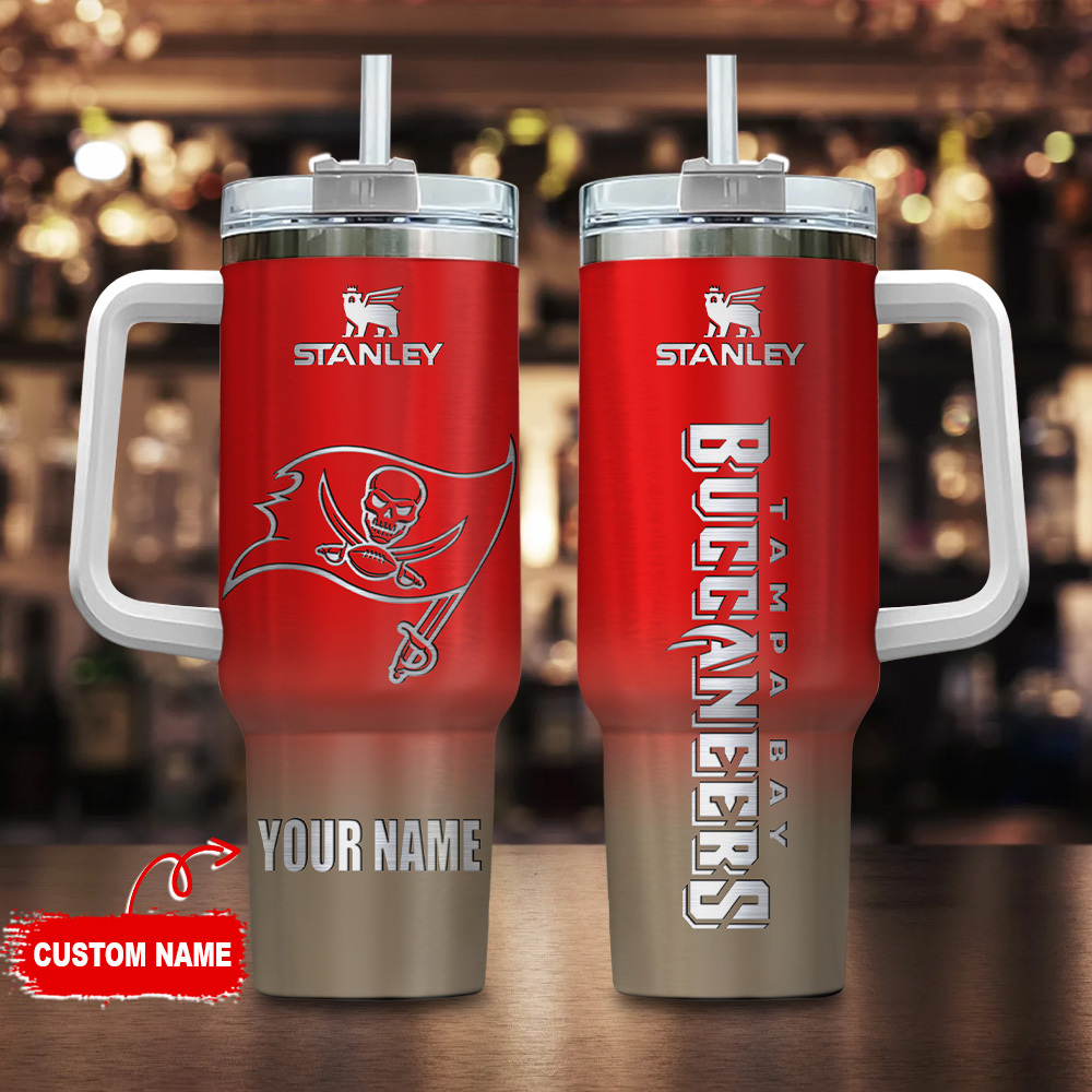 Tampa Bay Buccaneers NFL Custom Stanley Cup 40 oz 30 oz Tumbler With Handle