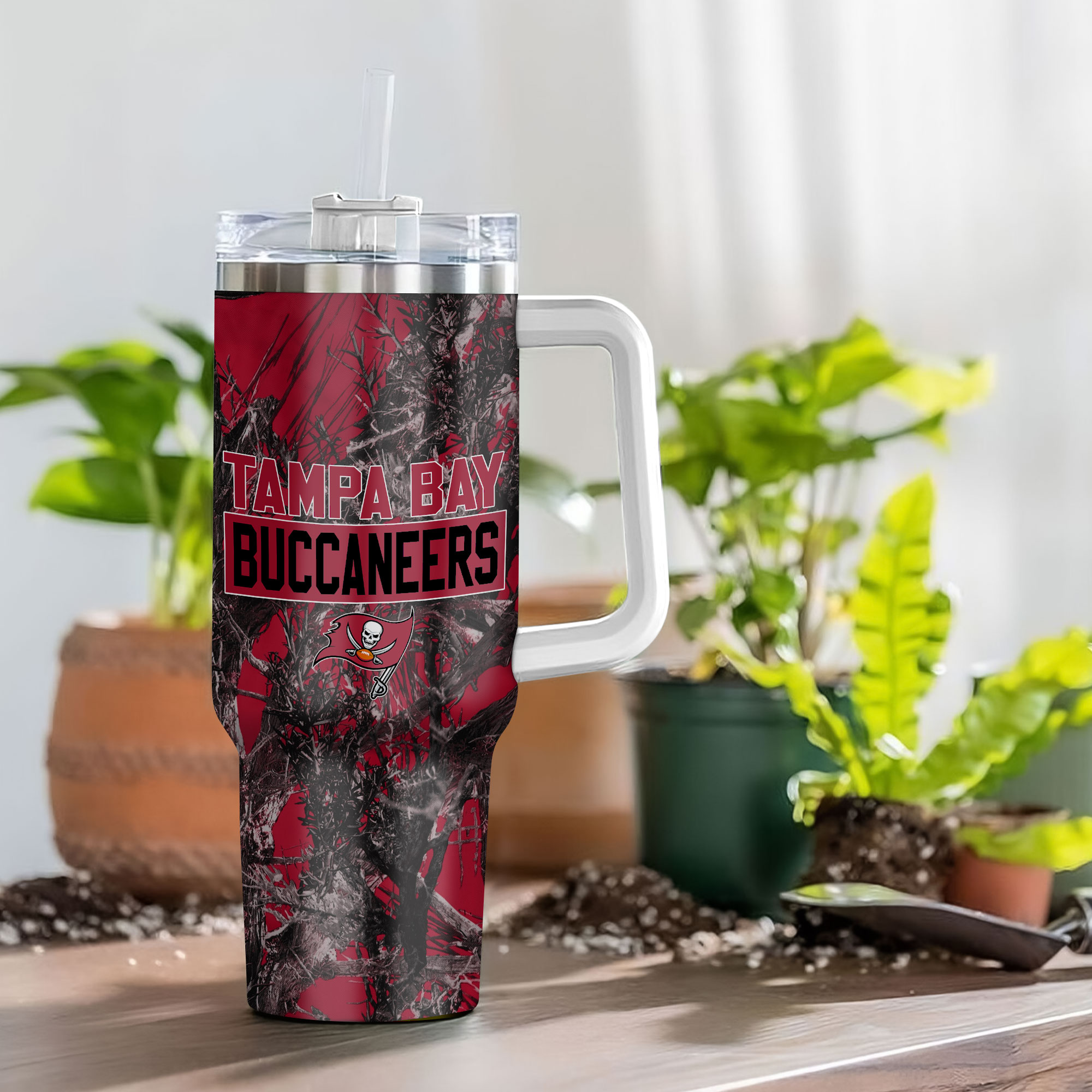 Tampa Bay Buccaneers NFL Hunting Custom Stanley Cup 40 oz 30 oz Tumbler With Handle