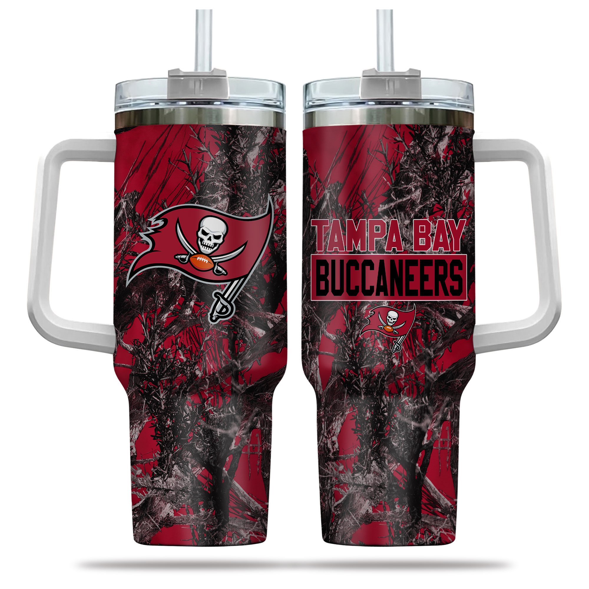 Tampa Bay Buccaneers NFL Hunting Custom Stanley Cup 40 oz 30 oz Tumbler With Handle