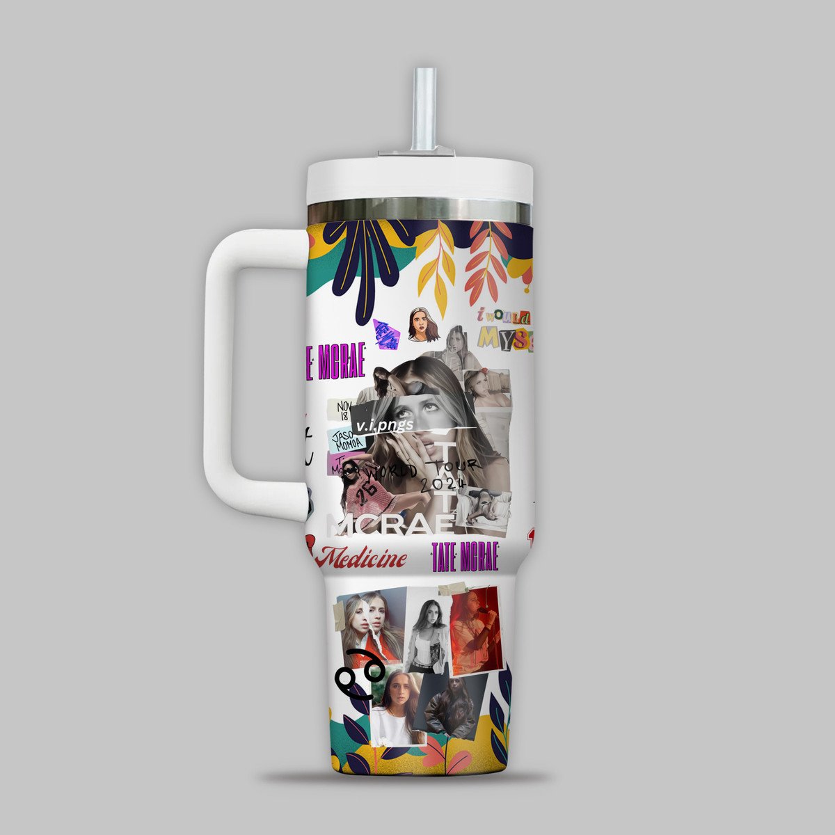 Tate Mcrae Music Custom Stanley Cup 40 oz 30 oz Tumbler With Handle
