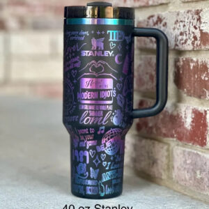 Taylor Swift Music Custom Stanley Cup 40 oz 30 oz Tumbler With Handle
