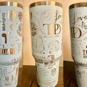 Taylor Swift Music Custom Stanley Cup 40 oz 30 oz Tumbler With Handle