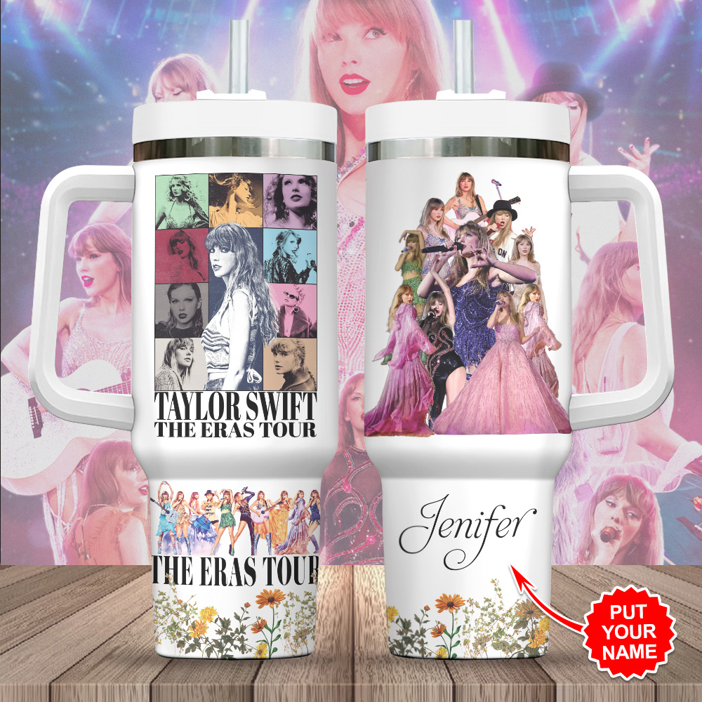 Taylor Swift Music Custom Stanley Cup 40 oz 30 oz Tumbler With Handle