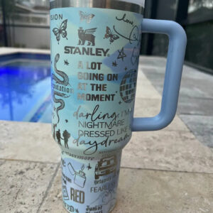 Taylor Swift Music Custom Stanley Cup 40 oz 30 oz Tumbler With Handle