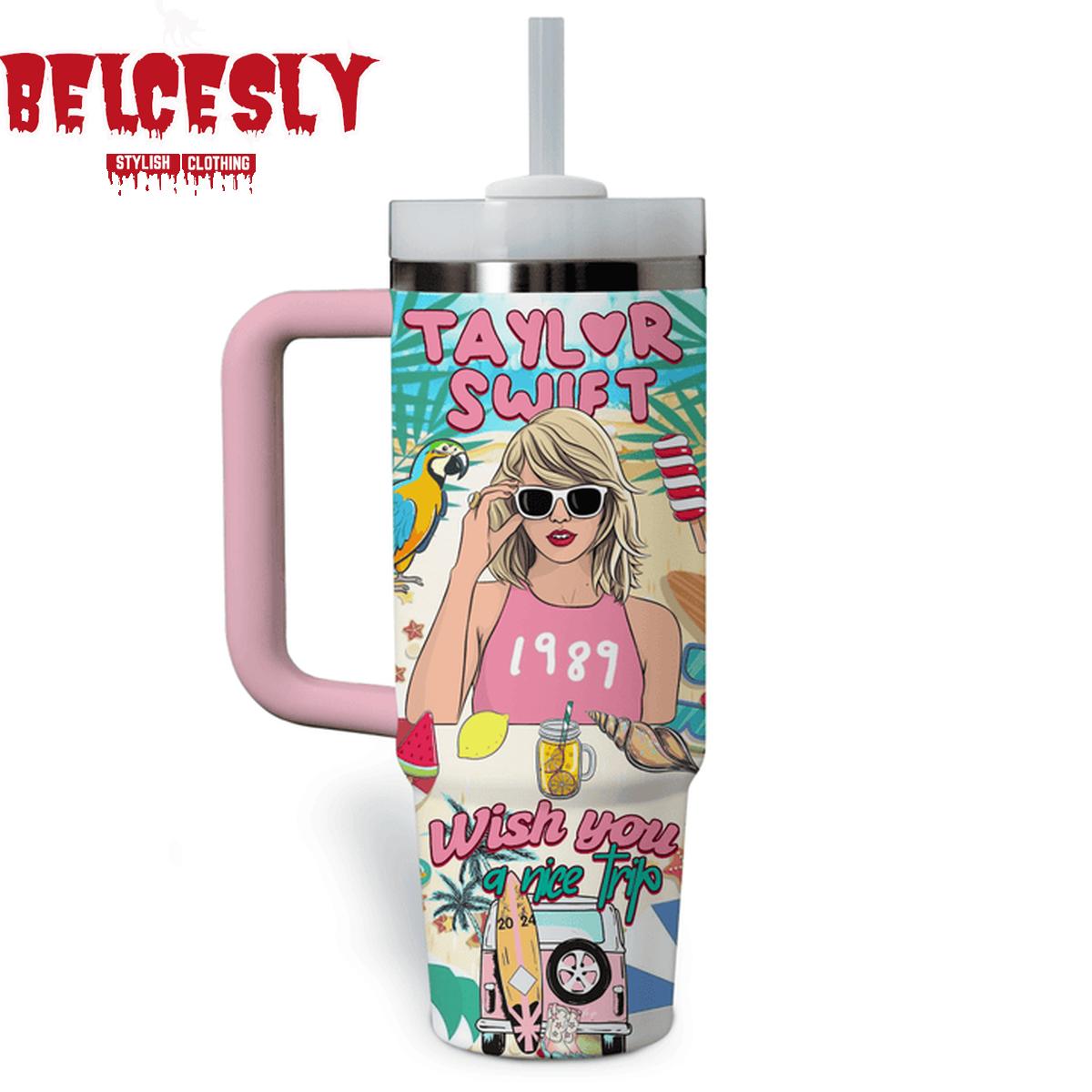 Taylor Swift Music Custom Stanley Cup 40 oz 30 oz Tumbler With Handle