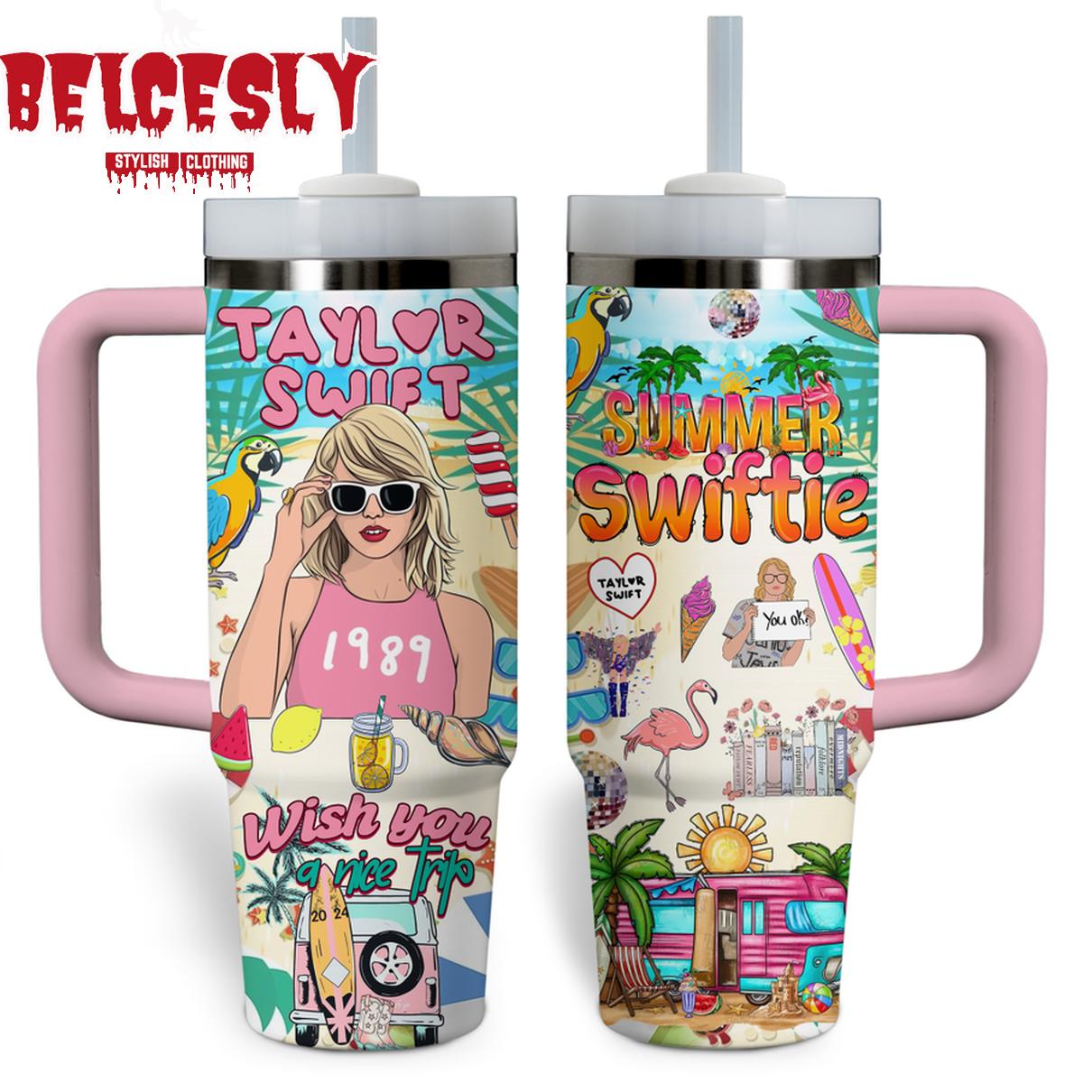 Taylor Swift Music Custom Stanley Cup 40 oz 30 oz Tumbler With Handle