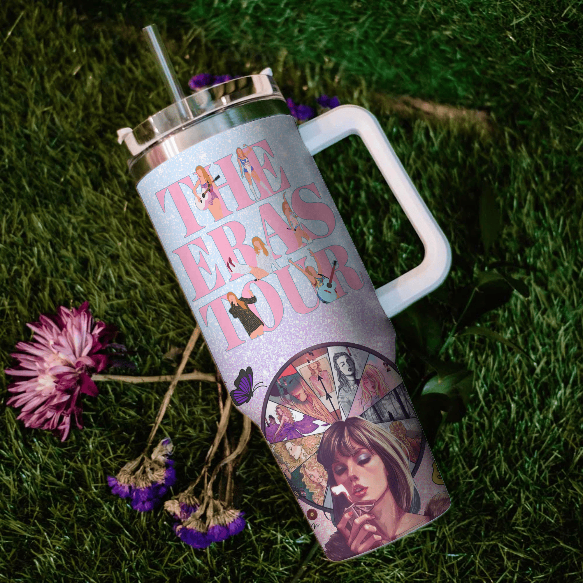Taylor Swift Music Custom Stanley Cup 40 oz 30 oz Tumbler With Handle