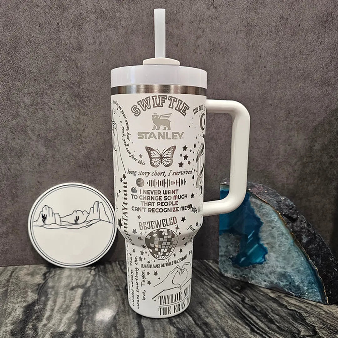 Taylor Swift Music Custom Stanley Cup 40 oz 30 oz Tumbler With Handle