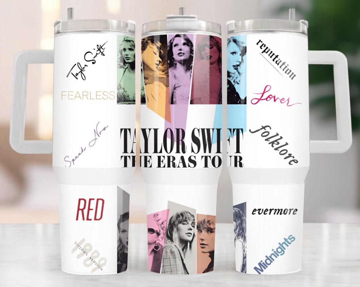 Taylor Swift The Eras Tour Music Custom Stanley Cup 40 oz 30 oz Tumbler With Handle