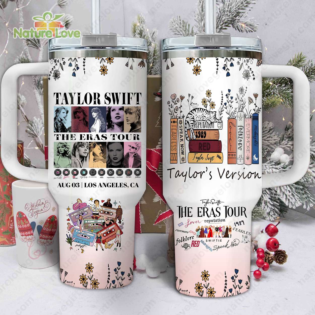 Taylor Swift The Eras Tour Music Custom Stanley Cup 40 oz 30 oz Tumbler With Handle