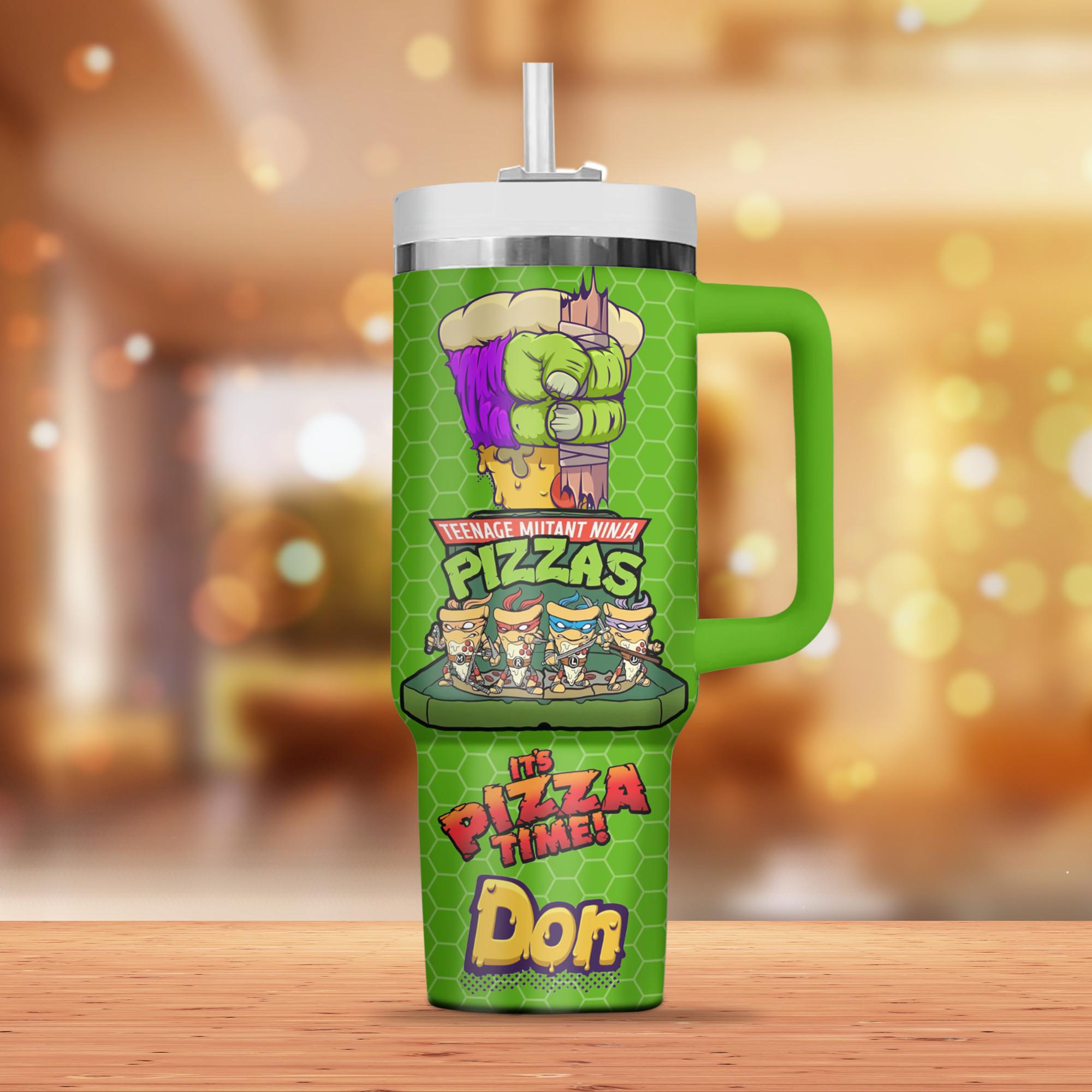 Teenage Mutant Ninja Turtles Cartoon Custom Stanley Cup 40 oz 30 oz Tumbler With Handle