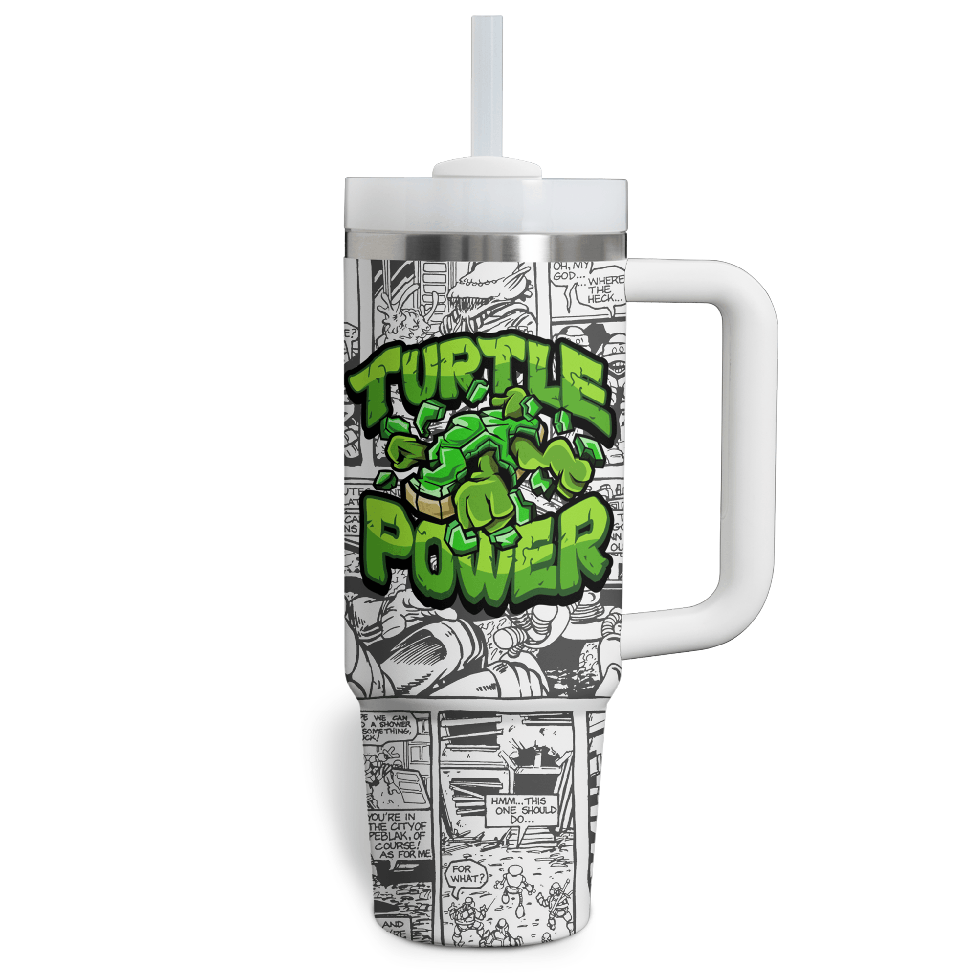 Teenage Mutant Ninja Turtles Movies Custom Stanley Cup 40 oz 30 oz Tumbler With Handle