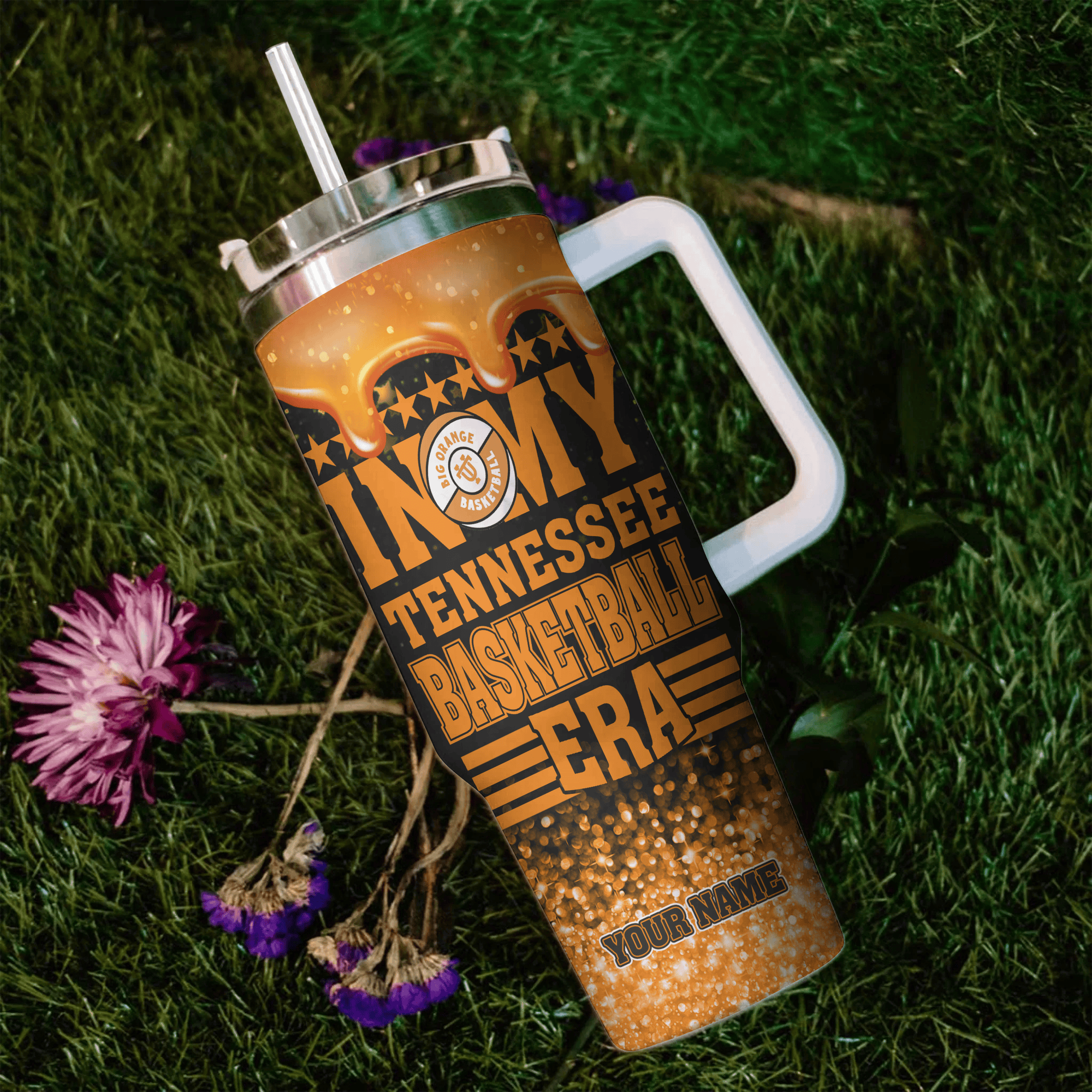 Tennessee Volunteers Baseball NCAA Custom Stanley Cup 40 oz 30 oz Tumbler With Handle