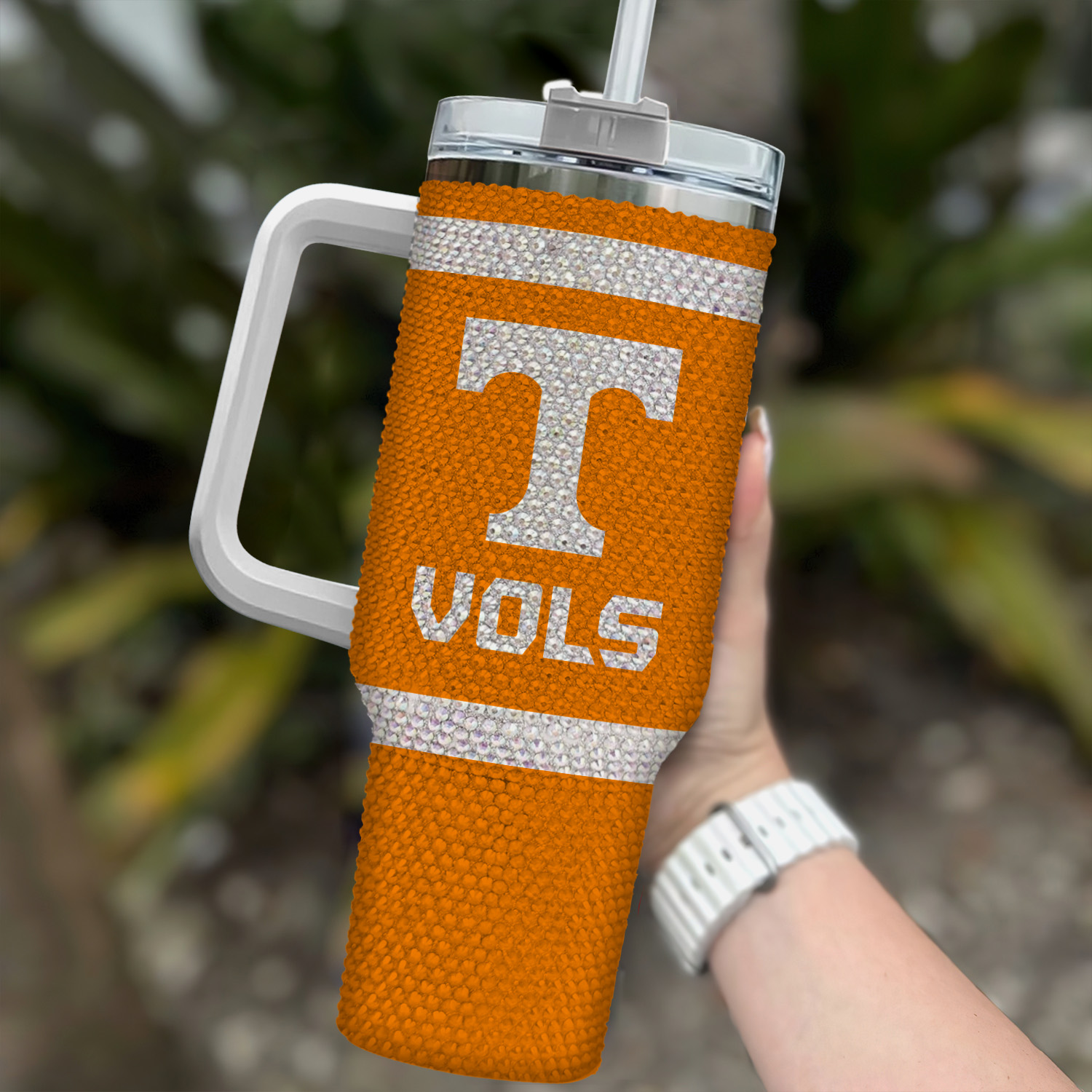 Tennessee Volunteers NCAA Custom Stanley Cup 40 oz 30 oz Tumbler With Handle