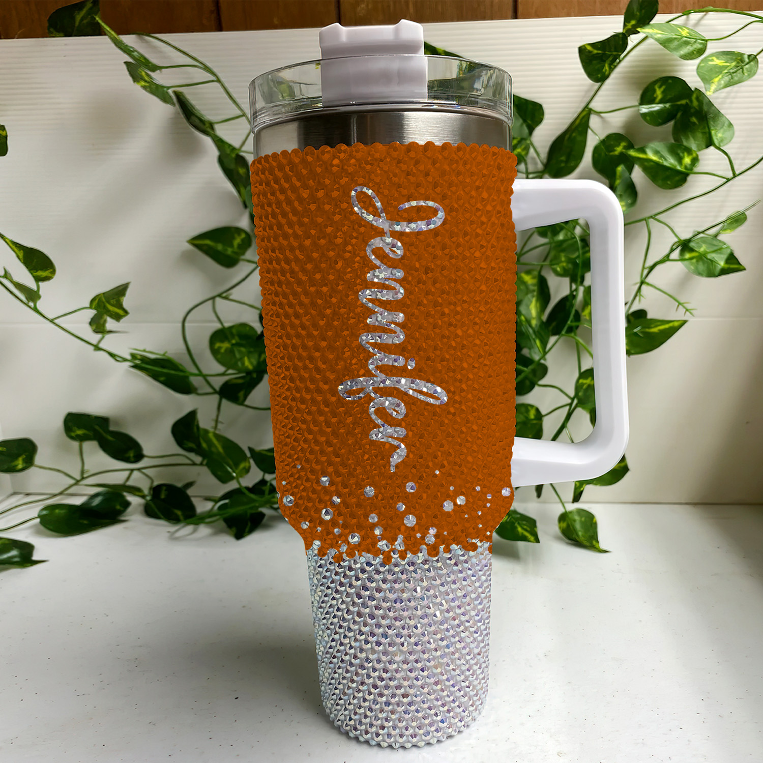 Texas Longhorns NCAA Custom Stanley Cup 40 oz 30 oz Tumbler With Handle