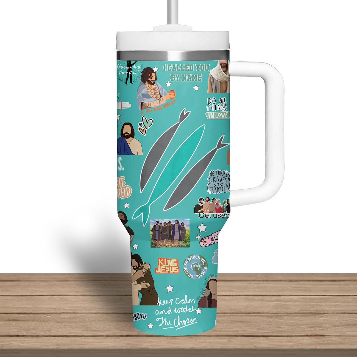 The Chosen TV Series Custom Stanley Cup 40 oz 30 oz Tumbler With Handle