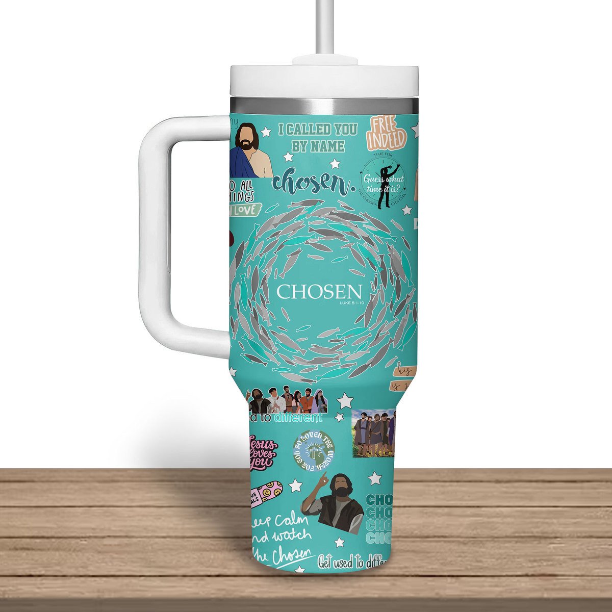 The Chosen TV Series Custom Stanley Cup 40 oz 30 oz Tumbler With Handle