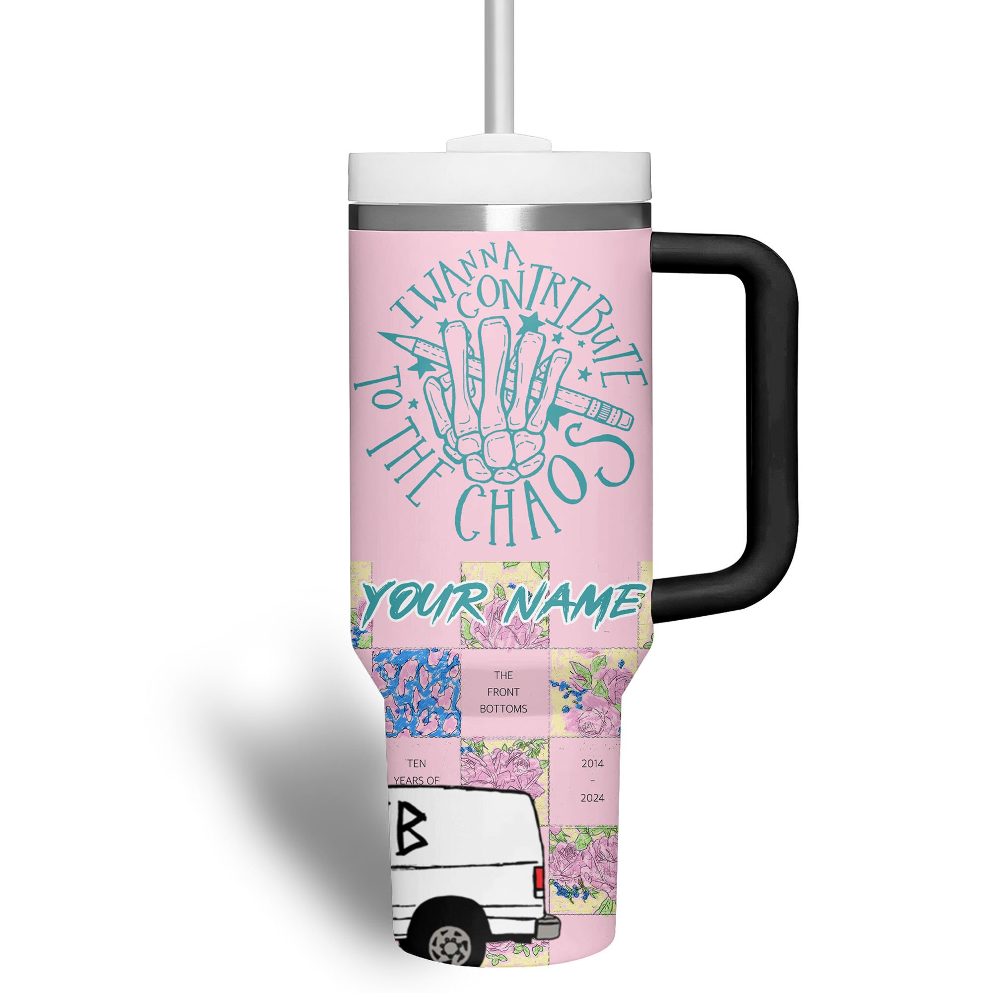 The Front Bottoms Music Custom Stanley Cup 40 oz 30 oz Tumbler With Handle