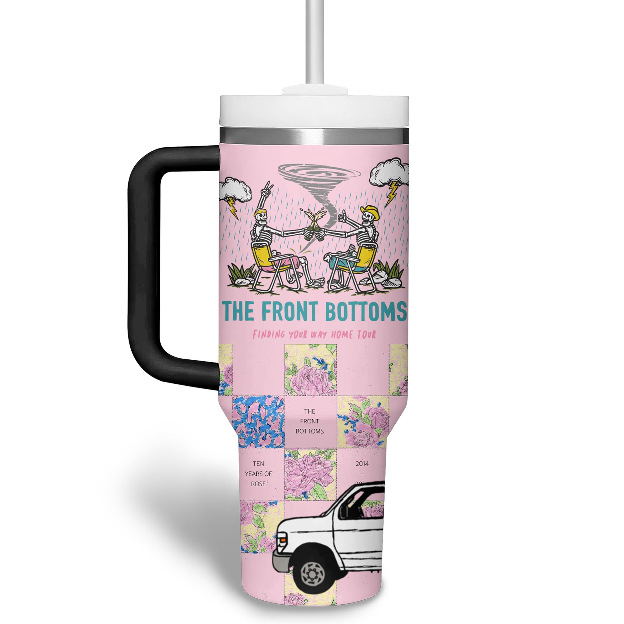 The Front Bottoms Music Custom Stanley Cup 40 oz 30 oz Tumbler With Handle