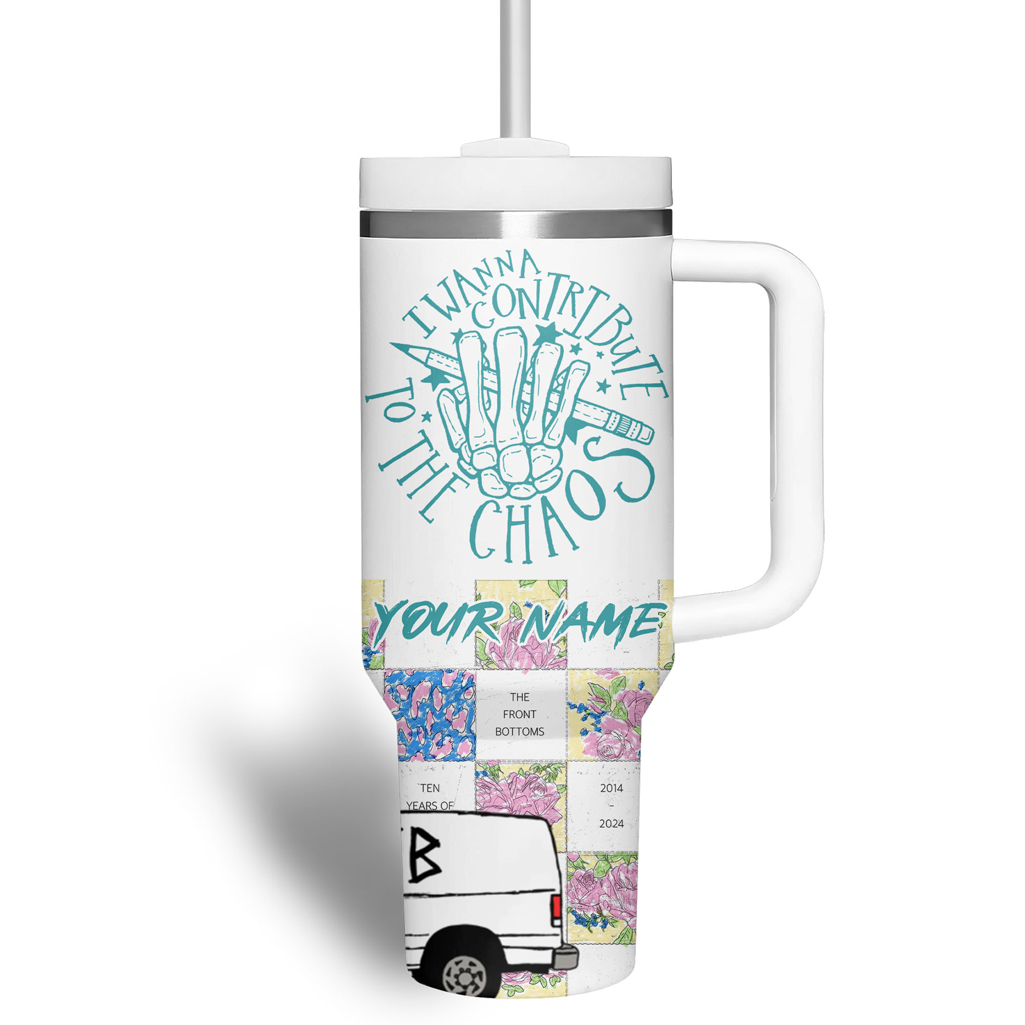 The Front Bottoms Music Custom Stanley Cup 40 oz 30 oz Tumbler With Handle
