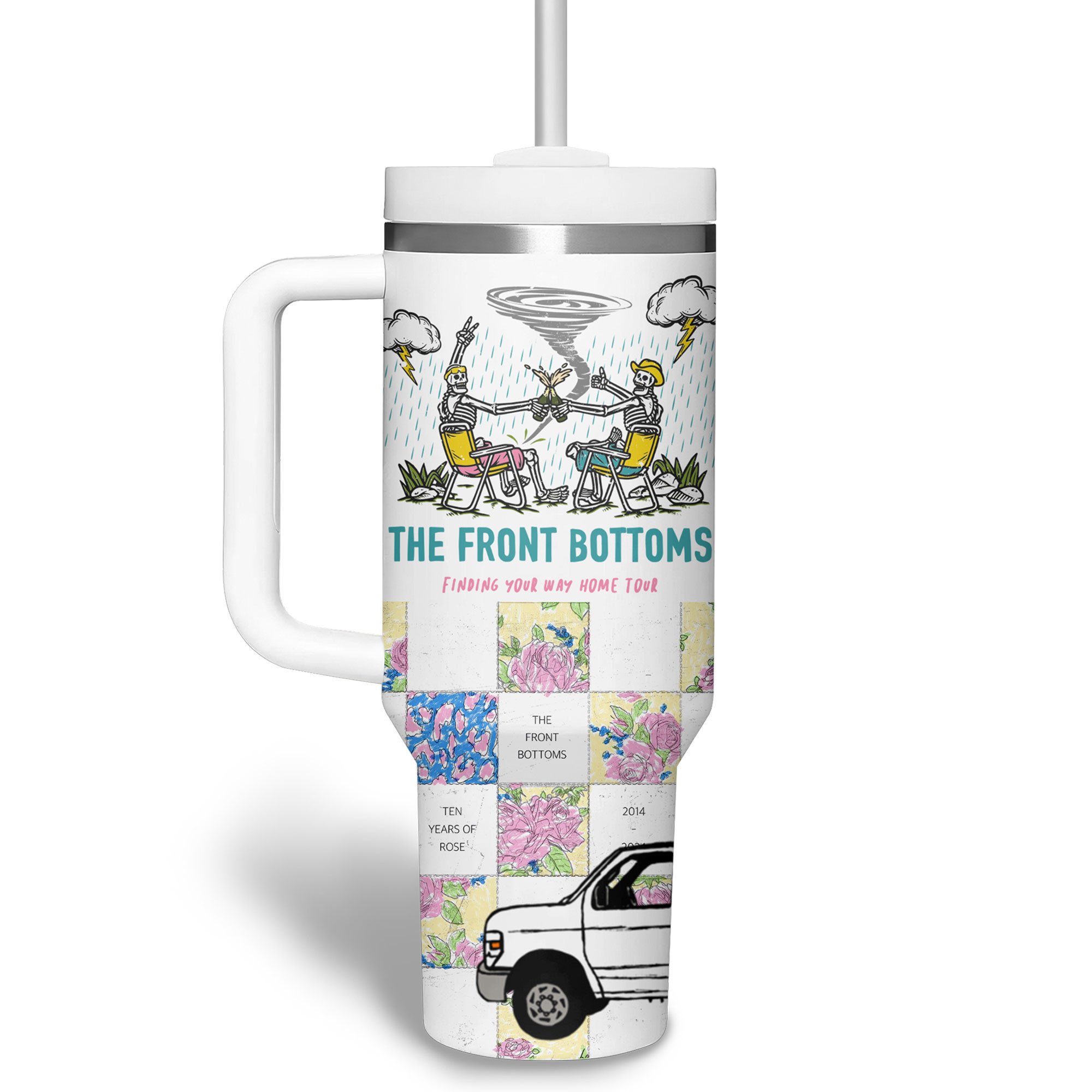 The Front Bottoms Music Custom Stanley Cup 40 oz 30 oz Tumbler With Handle