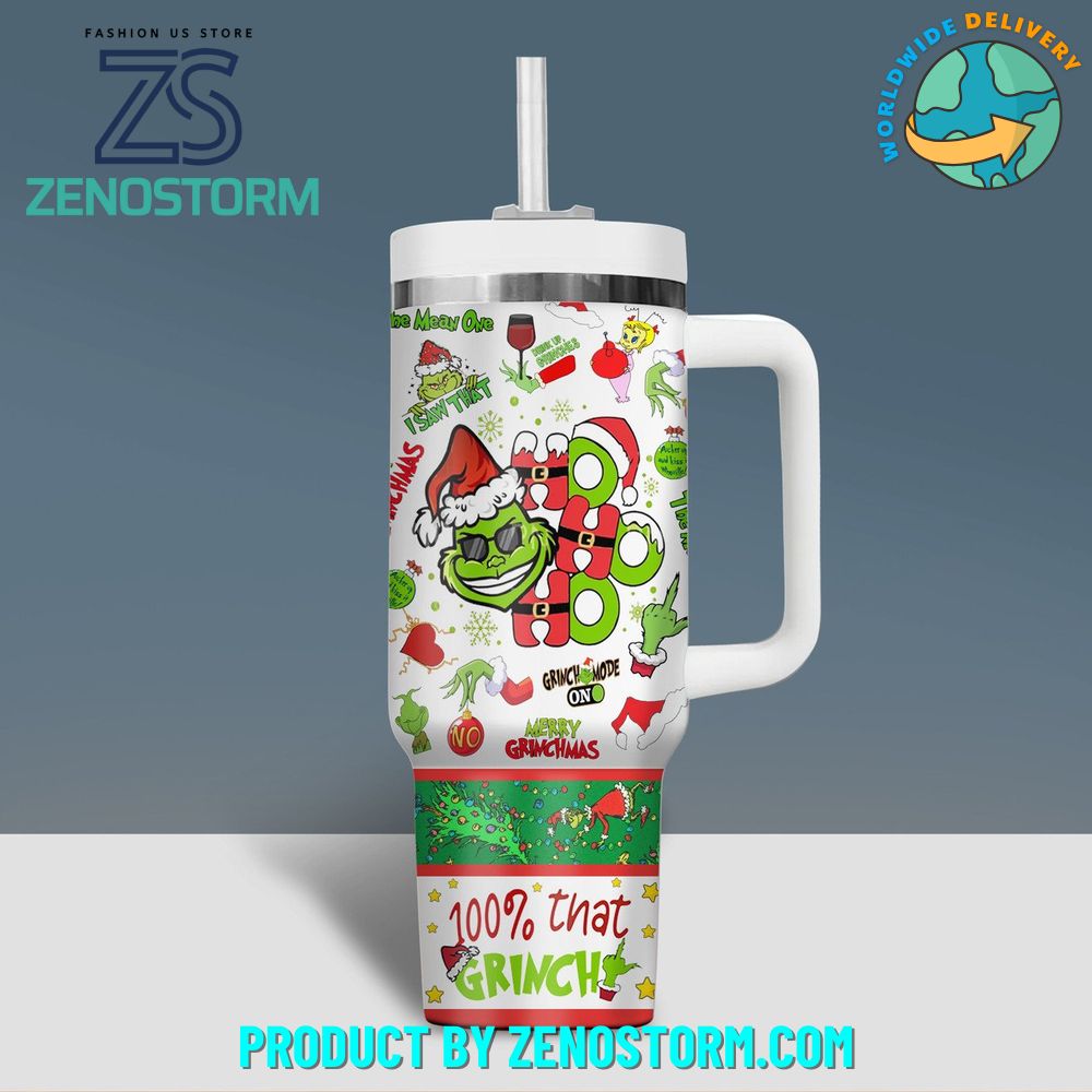The Grinch Movies Christmas Custom Stanley Cup 40 oz 30 oz Tumbler With Handle
